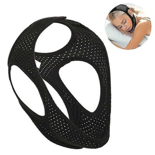 Mentonnières Anti-Ronflement, Solution Ajustable Stop Snoring Snore Reduce 