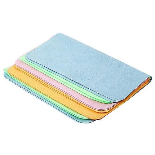 5Pcs Doux Chamois Lunettes Nettoyant Lunettes Fine Fibre Nettoyer Chiffon