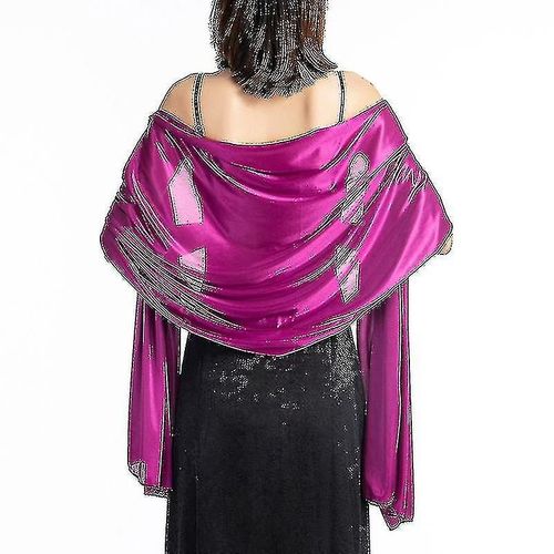 Châles Robes Soirée Wrap Mariage Satin Pure Color Cape Haussements D¿Épaules Boleros