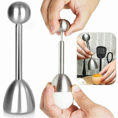 Séparateur D¿Oeufs En Acier Inoxydable Cracker Egg Topper Shell Cutter