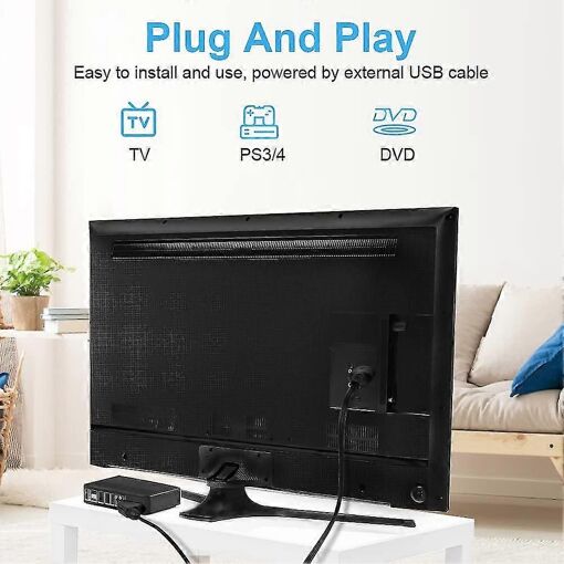 Adaptateur péritel vers hdmi, convertisseur péritel en HDMI avec câ...