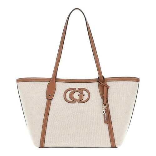 GUESS Sac à épaule crème marron pour femme - Sebina Tote Bag Natural / Caramel 294381