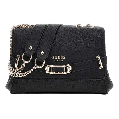 GUESS Sac à épaule noir pour femme - Silvye Convertible Xbody Flap Bag 290438