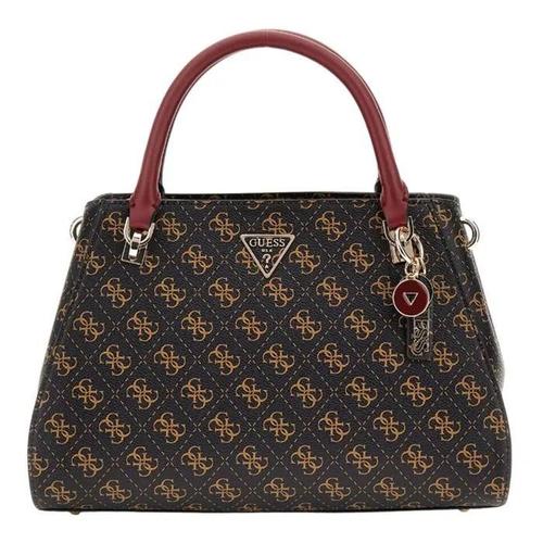 GUESS Sac à main marron pour femme - Noelle Luxury Satchel 293203