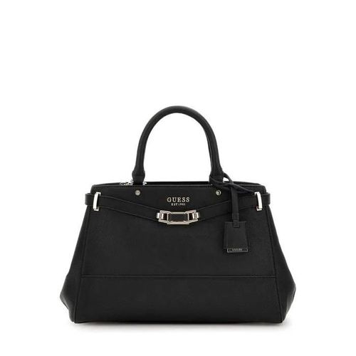 GUESS Sac à main noir pour femme - Silvye Luxury Satchel 290815