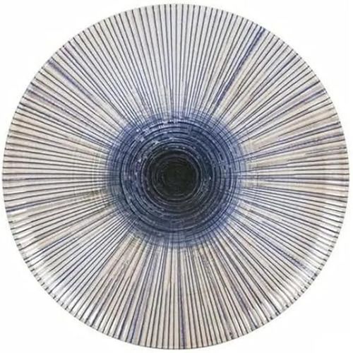 Assiette Plate En Porcelaine La Mediterránea Irys (6 Unités) (Ø 26 Cm)