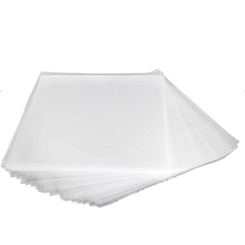 50PCS OPP Gel Disque Housse De Protection pour Tourne-Table Lecteur LP Vinyle Disque Sac Plat Ouvert