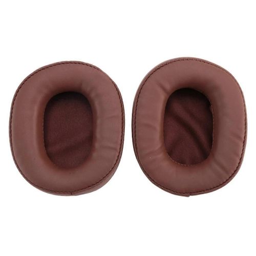Coussinets d¿oreille Coussinets d¿oreille en mousse à mémoire de forme Couverture Coussinets d¿oreille de rechange pour M50X Convient à M40X M30X M20 Marron
