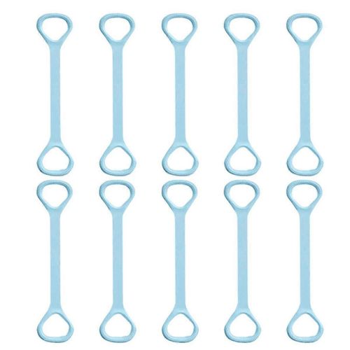 Bleu Yoga Huit Caractère Civière Dos Ouvert Fitness Femmes Stretch Ceinture Élastique Épaule Ouverte Beau