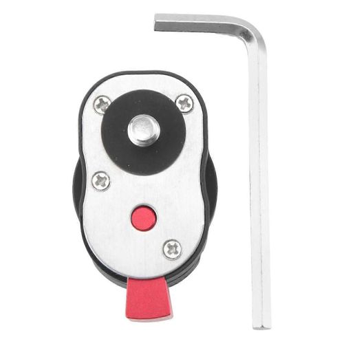 Plaque de dégagement rapide de moniteur de terrain pour moniteur LCD Magic Arm LED lumière caméra caméscope rig avec trou de vis de 1/4 de pouce