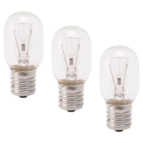 Ampoule micro-ondes 40W E17 125V Pièce de rechange - Ajustement exact pour les micro-ondes et les lampes à lave - Paquet de 3