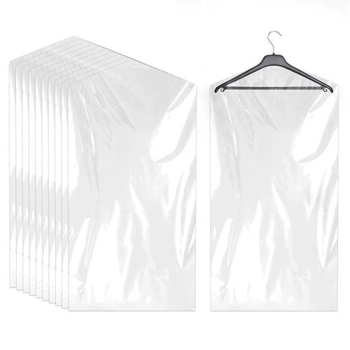 Pack De 20 Sacs À Vêtements Transparents Housses De Vêtements En Plastique Protecteur 60 X 90 Cm Vêtements Suspendus Sacs À Vêtements Anti-Poussière Pour Costumes Robes Jacke
