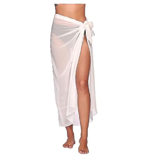Femme Plage Sarong Pareo Chiffon Bikini Wrap Jupe Housse Pour Maillot De Bain