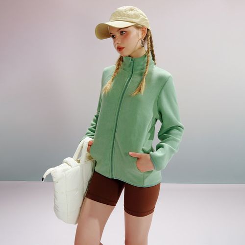 Veste En Fausse Fourrure Double Face Grande Taille Pour Femmes Avec Col Vertical Vêtements D'extérieur Chauds Et Doux En Coton Pour L'automne Et L'hiver
