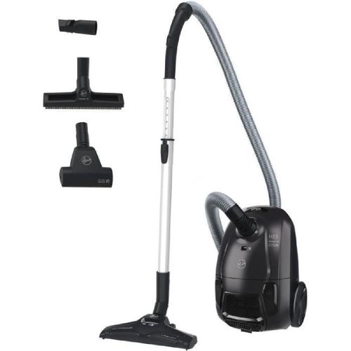HOOVER HE1 - Aspirateur Traineau avec sac Compact et Puissant - Grande Capacité 2.5L- Haute-performance sur Sols Durs et Moquettes