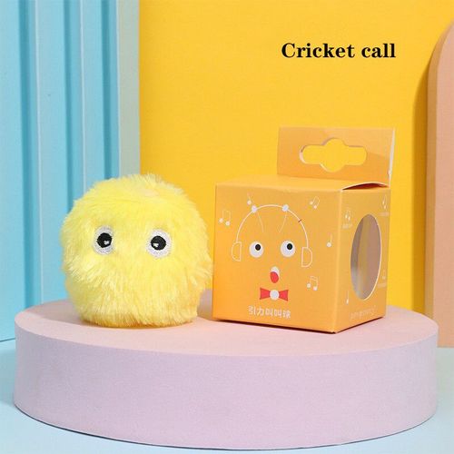 Balle Interactive Intelligente Pour Chat,Jouet D'entraînement À L'herbe À Chat,Jeu Pour Animaux De Compagnie- Cricket Call