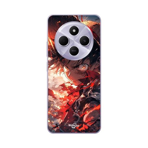Coque Xiaomi Redmi 14c One Piece Luffy Énervé Art Manga Anime Copie