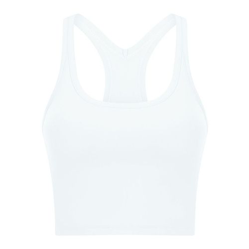 Débardeur De Yoga S2081 Nouveau Modèle Printemps Été Avec Bandes De Poitrine Intégrées Protection Anti-Choc Sous-Vêtements Pour Femmes Couleur Blanche Taille 4