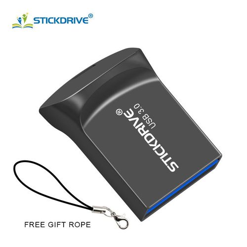Mini clé USB 3.0 de capacité réelle,support à mémoire de 8 Go 16 Go 32 Go 64 Go,3.0- Black-256 GO