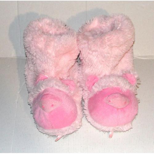 Chausson D'hiver En Peluche Cochon Tout Simplement 32-33