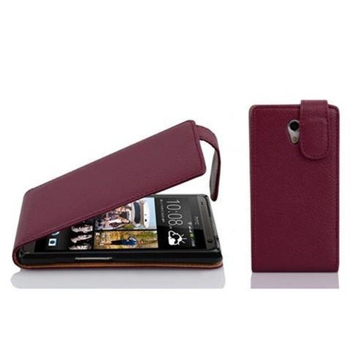 Cadorabo Housse Compatible Avec Htc Desire 700 En Orchidée Violets - Étui De Protection Au Design Flip En Similicuir Structuré