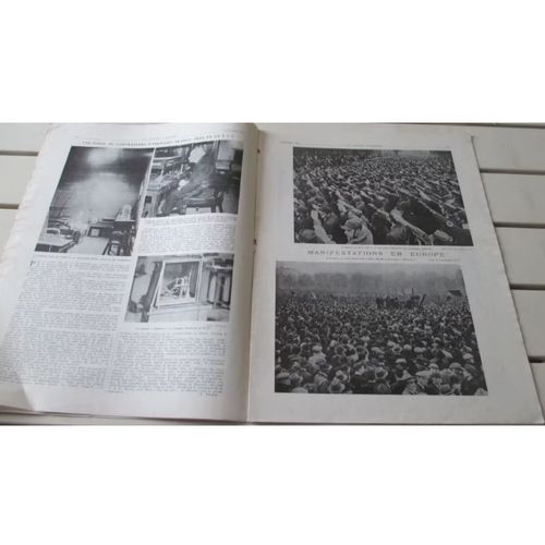 Le Monde Illustré N°3921 Du 11/2/1933-Chasses Vicomte Sibour En Afrique-Laboratoire Edouard Branly Père Tsf-Manifestations En Europe-Architecture Bibliothèques-Maison De Balzac-Moustiers-Etc...