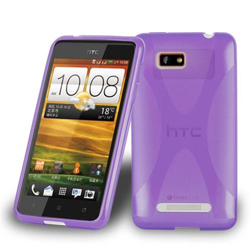 Cadorabo Housse Compatible Avec Htc One Su En Violet Lilas - Étui De Protection En Silicone Tpu Flexible