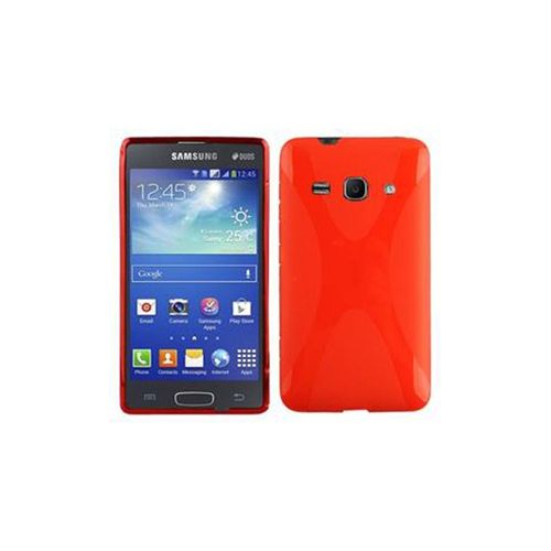 Cadorabo Housse Compatible Avec Samsung Galaxy Ace 3 En Rouge Cerise - Étui De Protection En Silicone Tpu Flexible