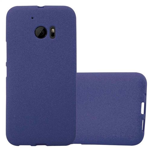 Cadorabo Housse Compatible Avec Htc One M10 En Frost Bleu Foncé - Étui De Protection En Silicone Tpu Flexible