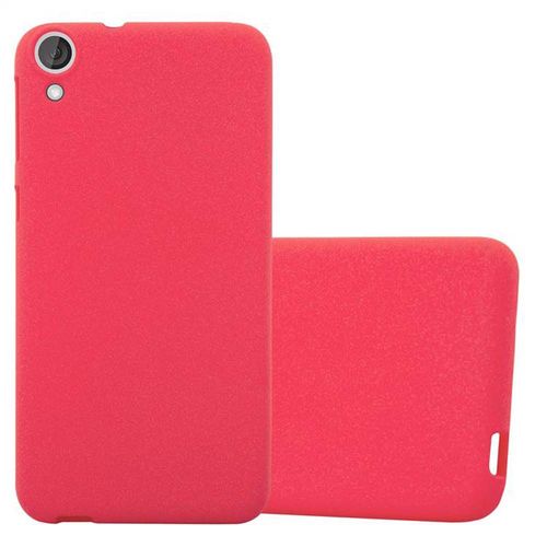 Cadorabo Housse Compatible Avec Htc Desire 820 En Frost Rouge - Étui De Protection En Silicone Tpu Flexible