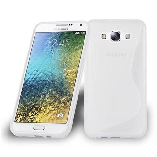 Cadorabo Housse Compatible Avec Samsung Galaxy E7 En Semi Transparent - Étui De Protection En Silicone Tpu Flexible