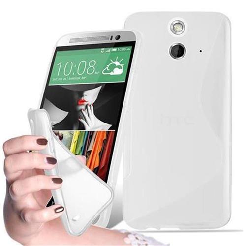 Cadorabo Housse Compatible Avec Htc One E9 En Semi Transparent - Étui De Protection En Silicone Tpu Flexible