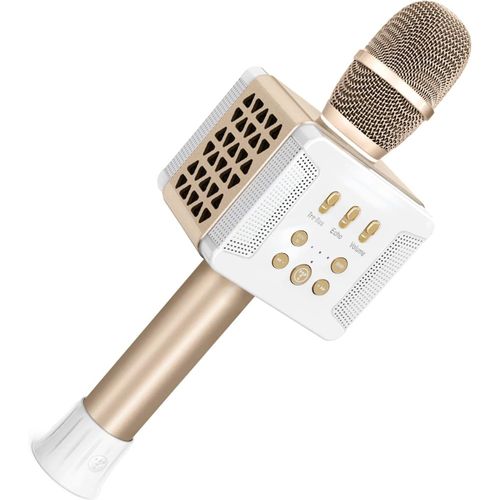 016 Micro Karaoké Sans Fil 20W Haut-Parleur Bluetooth,Portable Ktv Player Mini Home Ktv Musique Système De Jeu Et De Chant Pour Android Smartphone(Champagne Gold)[X1750]