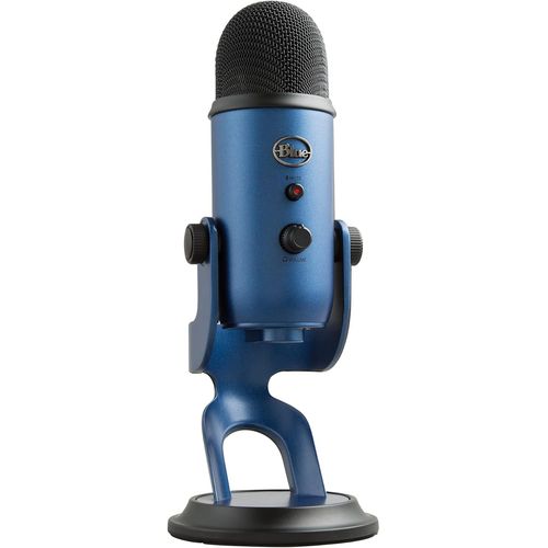 Yeti, Micro Usb Pour Enregistrer, Streaming, Gaming, Podcast, Micro Pc & Mac, Micro Gaming Condensateur, Micro Pc & Mac Avec Effets Blue Vo!Ce, Support Ajustable, Plug And Play-Bleu[X35]