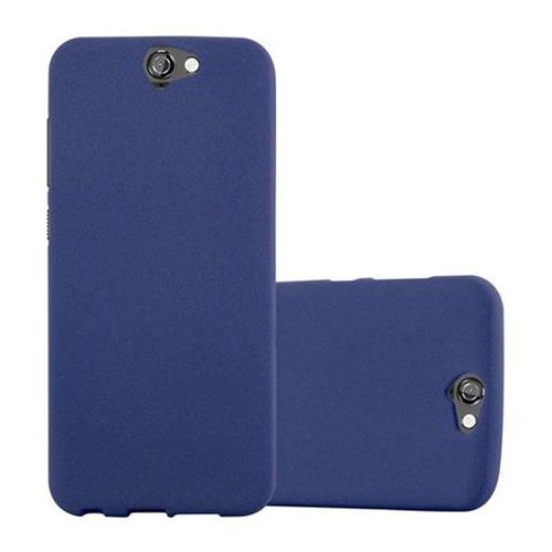 Cadorabo Housse Compatible Avec Htc One A9 En Frost Bleu Foncé - Étui De Protection En Silicone Tpu Flexible