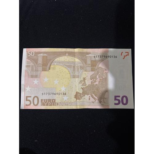 Billet De 50€ De 2002 Signer Jean Claude Trichet