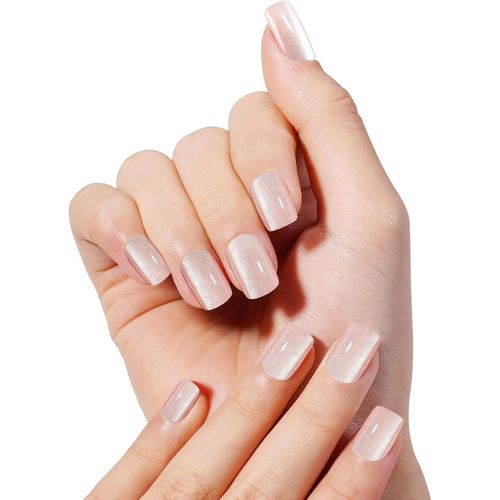 48 Pièces Faux Ongles Carré, Press On Capsule Ongle Avec Colle, Court Ongle Pose Americaine Pour Salons Nail Art À Domicile, 11 Tailles.[G572] 