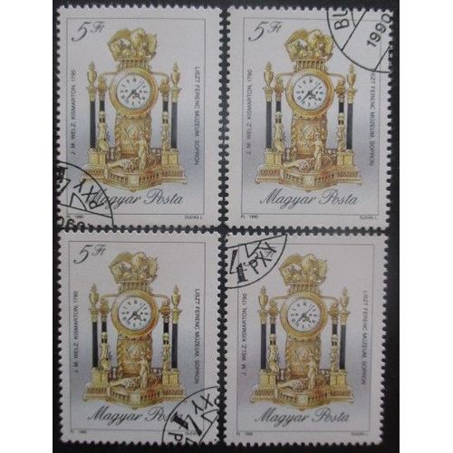 Hongrie N°3304 X 4 Oblitéré