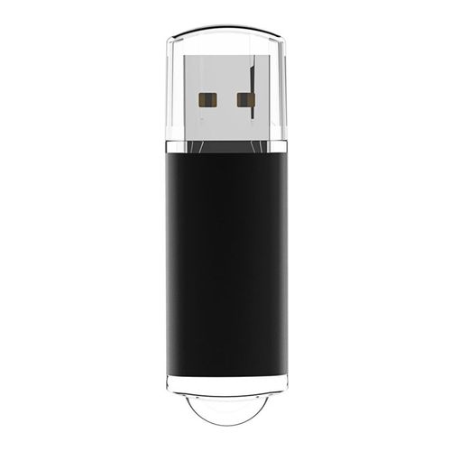 Clé USB haute vitesse en métal,clé USB,clé USB 128- Black color-1 GO