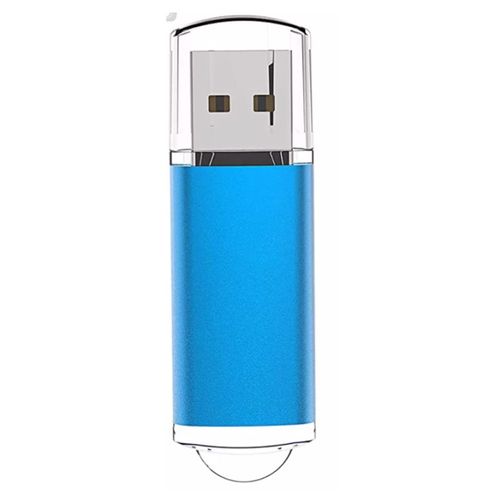 Clé USB haute vitesse en métal,clé USB,clé USB 128- Light Blue Color-2 GO