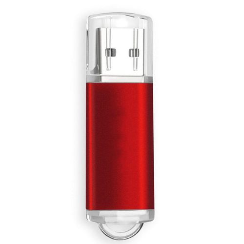 Clé USB haute vitesse en métal,clé USB,clé USB 128- Red Color-1 GO