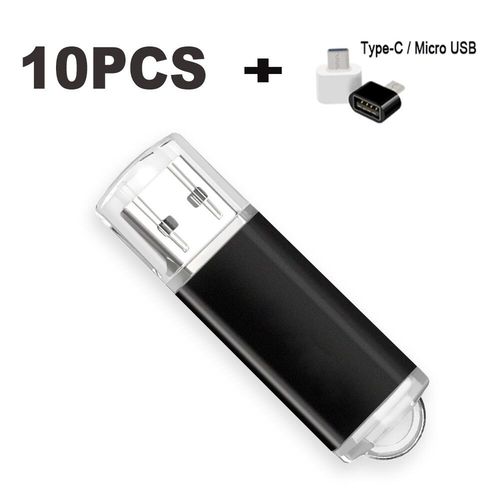 Mini clé USB 2.0 avec laser gratuit,4 Go,8 Go,16 Go,32 Go,64 Go,128 Go,10 pièces/lot- Black-512MB-A