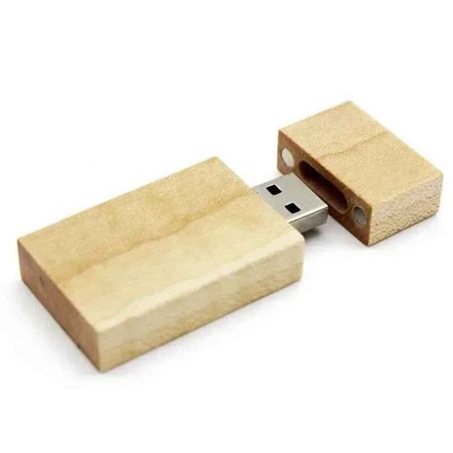 JASTER (1 pièce gratuit) Album Photo Unique en bois de noyer USB + boîte clé USB 8GB 16GB 32GB 64GB 128GB - Maple USB-8GB