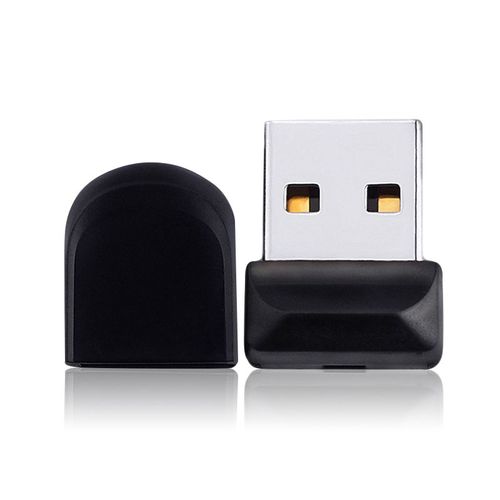 Mini clé USB 2.0 métallique,stockage externe- Black-4 GO