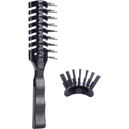 Brosse À Cheveux Ventilée Pour Homme Pour Brushing,Brosse À Cheveux Antistatique,Pour Coiffer Les Cheveux Fins,Bouclés,Ondulés,Humides Ou Secs 