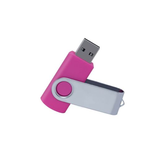 Clé USB en métal avec- Pink Color-1 GO