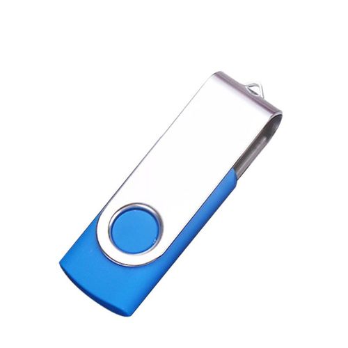 Clé USB en métal avec- Light Blue Color-1 GO