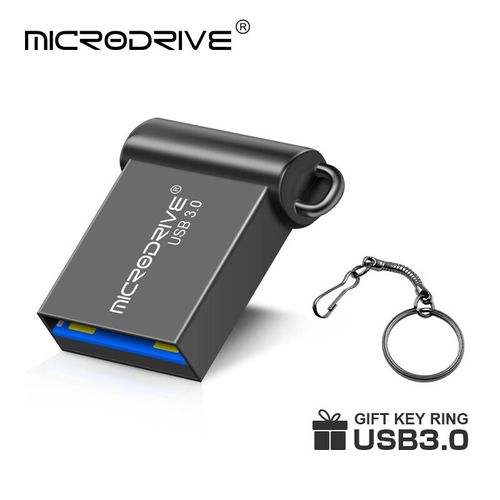 Mini clé USB en métal,clé USB 3.0,clé USB haute vitesse,128 Go,64 Go,32 Go,16 Go,8 Go,4 Go,clé USB 3.0,vente - Black-128 Go