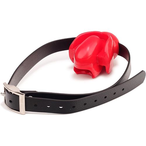 Baillon Sm Bouche Bdsm Fixation De La Langue Avec Balle En Silicone Gag Réglable Esclave Fétiche Esclave Jouet Sexuel Pour Femmes Hommes Et Couples (Red)