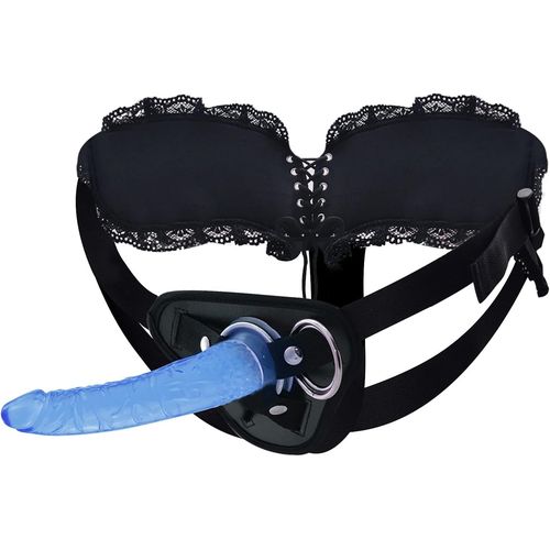 Godes Ceintures, Strap On Cristal Gelée Avec Ventouse, Imperméable Réglable Harness Pénis, Souple Sex Toys Pour Femmes,Hommes Lesbien Vaginal Anus G Spot Stimulation